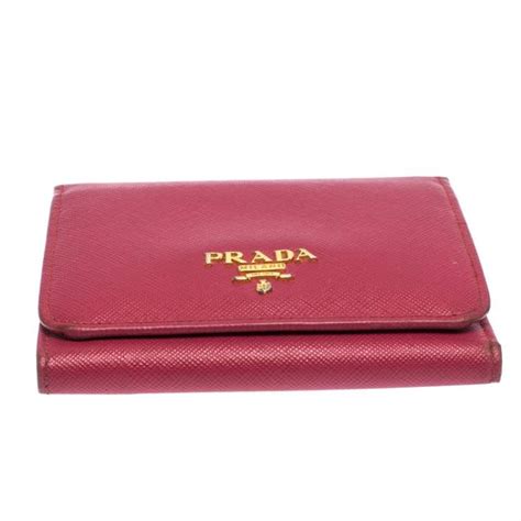 prada wallet powder pink|prada billfold wallet.